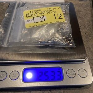 Solid sterling silver saucer, beads 925. Brand new.